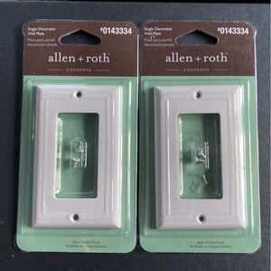 Allen+Roth Decorator Single Toggle Wall Plates - Cosgrove.